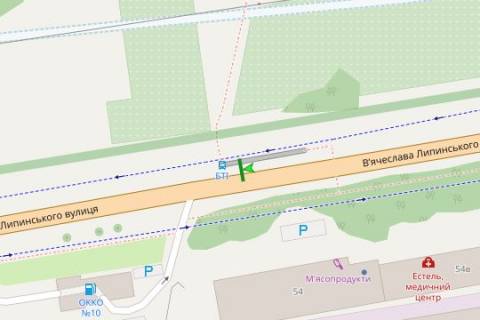 Нестандарт A у Львові, 1.2x1.8  Вячеслава Липинського вул., 54 (№1) схема