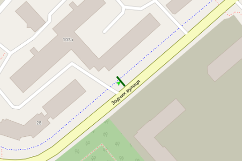 Призма B в Васильевке, 3x6  Зодчих вул., 107 (призма) - 426927 схема