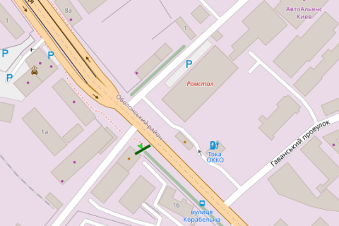 Видеоборд A у Василівці, 2.3x3.14  Новокостянтинівська вул., 1Б (ТТ 6.8 352х484) - 421846 схема