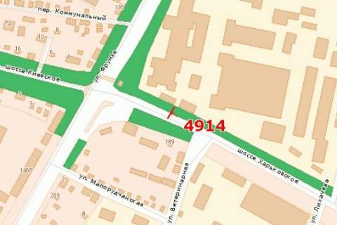Билборд A в Васильевке, 3x6  Харківське шосе, 5 схема