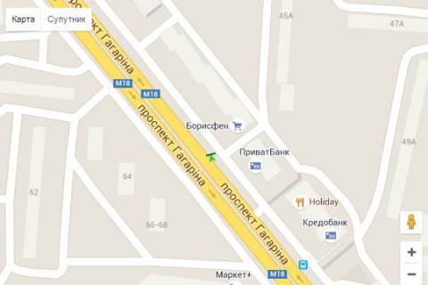Скроллер A в Харькове, 2.3x3.14  Гагаріна просп., 45-а - 44057 схема