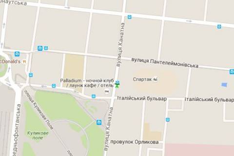 Нестандарт A в Одессе, 1.2x1.8  Канатна вул. - Італійський бульв. схема