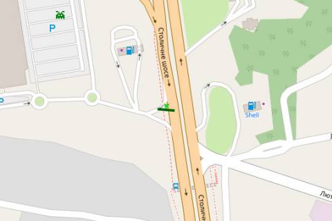 Призма A в Киеве, 3x6  Столичне шосе - Академіка Заболотного вул. - 616267 схема