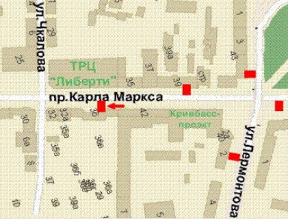 Сiтiлайт B у Василівці Поштовий просп., 36 схема