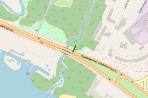 Білборд, Бігборд (Борд)  A у Запоріжжі, 3x6  Прибережна автомагіст., "Червона вода" схема