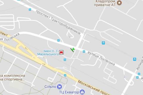 Призма A в Харькове, 3х6  Московський просп. - Тракторобудівників просп. (призма) - 408024 схема