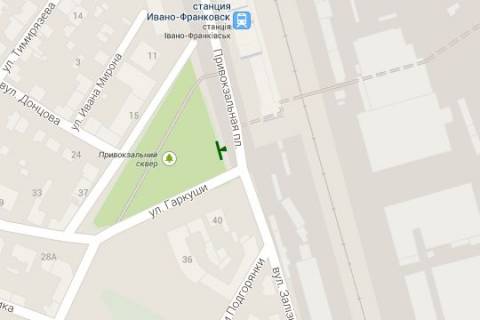 Билборд A в Васильевке, 3x6  Привокзальна пл. - Гаркушi вул. схема