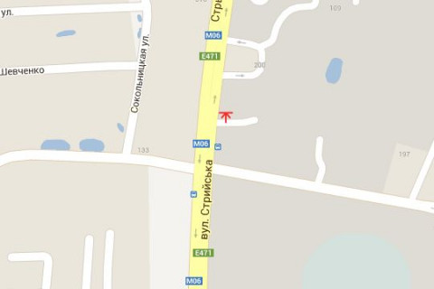 Билборд A в Васильевке Стрийська вул., 200 схема