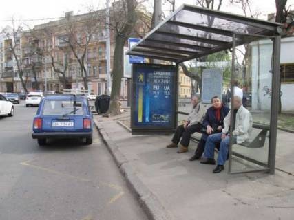 Бэклайт A в Одессе, 1.2x1.8  Дьогтярна вул. - Щепний пров. - Тираспольська вул. - Успенська вул. (остановка) фото 1