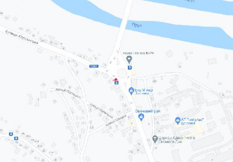 Видеоборд A в Черновцах, 2.3x3.14  Корсунська вул., 1 (розширення 480х336) - 661899 схема