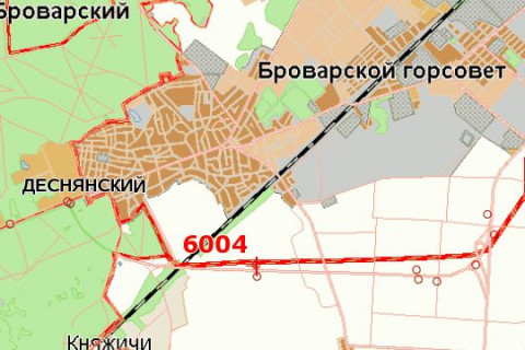 Білборд, Бігборд (Борд)  B у Бровари, 3x6  Київ - Чернігів, 10 км + 710 м (зліва в  напр. м. Чернігова;  3км від Броварів) схема
