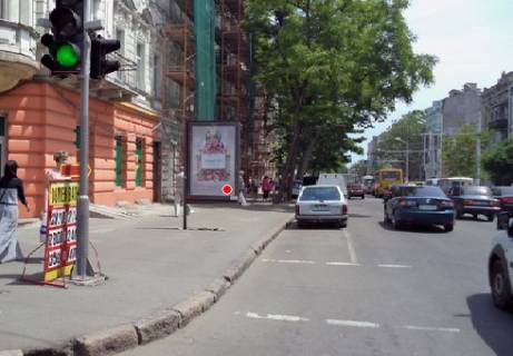 Ситилайт A в Одессе, 1.2x1.8  М. Арнаутська вул., 60 - Катериниська вул. фото 1