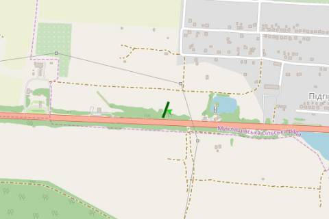 Билборд A в трасах Львова, 5x12  Львів - Тернопіль,  км. 12+536 (12 км. до Львова) схема