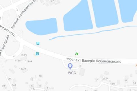 Скроллер A в Киеве, 2.3x3.14  Лобановського Валерія просп. (Червонозоряний просп.), 116 (у напрямку Севастопольської пл.) - 273387 схема