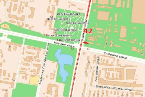 Билборд B в Васильевке Стрийська вул. - Хуторівка вул. (від центру) схема