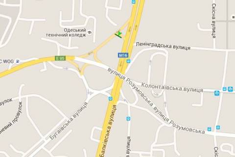 Билборд B в Одессе, 3x6  Балківська вул., (Автовокзал) схема