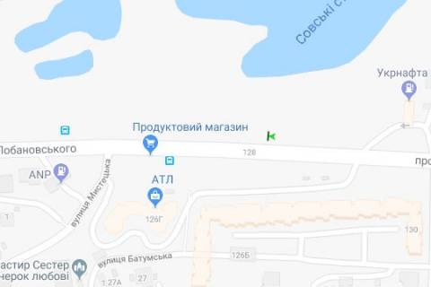 Скролер, Скрол A у Києві, 2.3x3.14  Лобановського Валерія просп. (Червонозоряний просп.), №2 від АЗС (№2 від АЗС у напрямку Севастопольської пл.) - 273400 схема