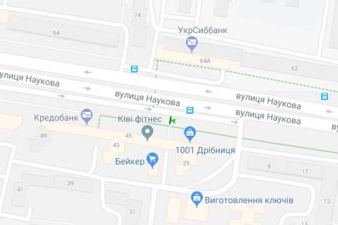 Нестандарт B в Львове, 1.2x1.8  Наукова вул., 29 схема