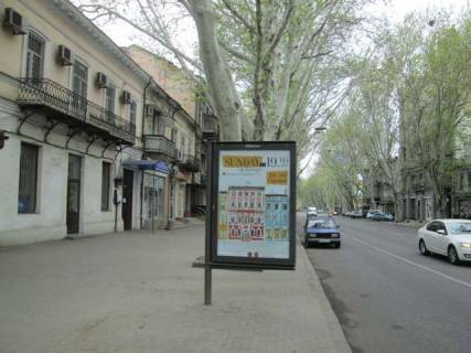 Бэклайт B в Одессе, 1.2x1.8  Рішельєвська вул., 60 - Велика Арнаутська вул. (направл від залізн. вокзала) фото 1