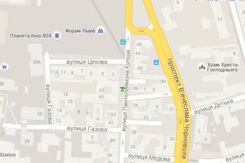 Нестандарт B в Львове, 1.2x1.8  Пантелеймона Куліша вул., 47 схема