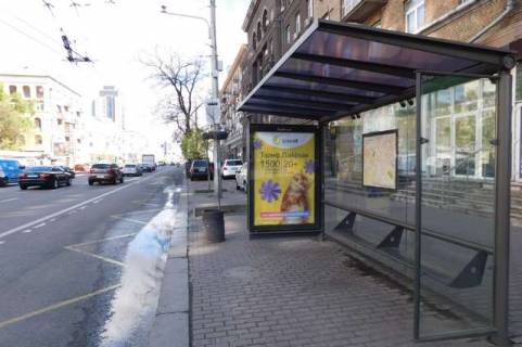 Ситилайт A в Васильевке, 1.2x1.8  Велика Васильківська вул., 71 - Івана Федорова вул., - зупинка гром.транспорту фото 1