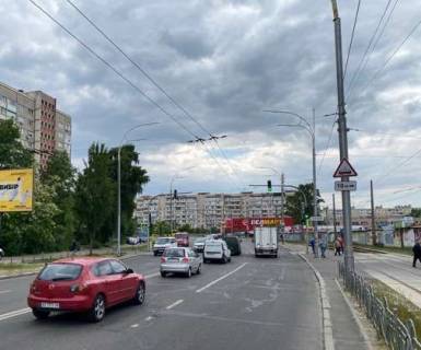 Білборд, Бігборд (Борд)  B у Києві, 3x6  Героїв Дніпра вул., 24 Фото 1