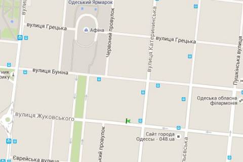 Нестандарт A в Одессе, 1.2x1.8  Жуковського вул., 30 - Єкатеринінська вул. схема