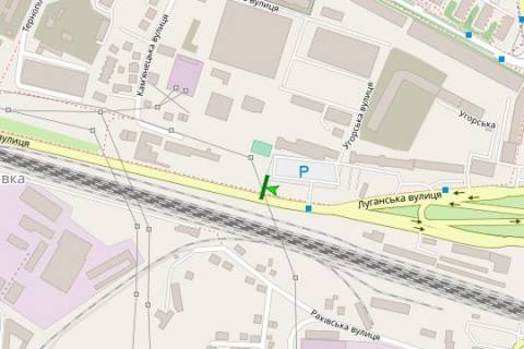 Билборд A в Васильевке Луганська вул., 20 схема