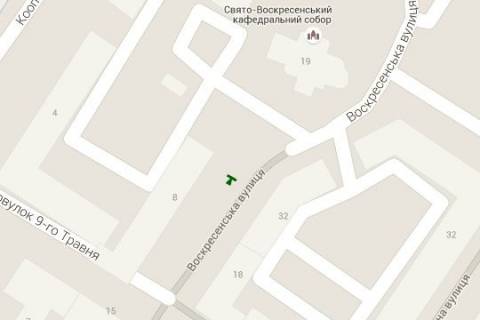 Ситилайт A в Сумах, 1.2x1.8  майдан Незалежності, 15 (№1) (Пішохідна зона) схема