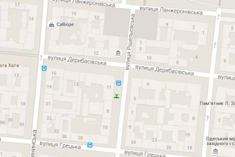 Бэклайт A в Одессе, 1.2x1.8  Рішельєвська вул., 8 схема