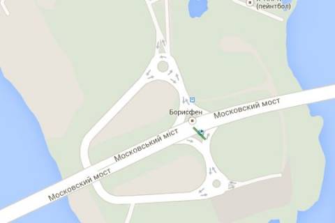 Билборд B в Васильевке, 5x12  Шухевича Романа просп. (Генерала Ватутіна просп.),  Московський міст: урочище Запісоччя (в напр. ст.метро "Петрівка") схема