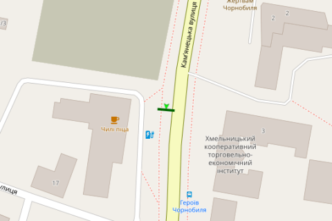 Ситилайт A в Хмельницком Кам`янецька вул., 2 схема