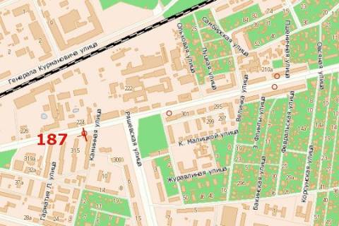 Билборд A в Васильевке Городоцька вул., 224 (в центр) схема