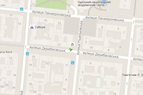 Сiтiлайт B у Одесі Дерибасівска вул. - Рішельєвська вул., 4 схема