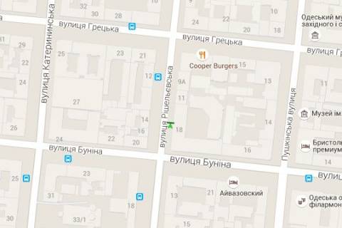 Сiтiлайт B у Одесі Рішельєвська вул., 11 схема