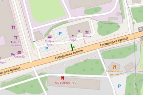 Скроллер A в Львове, 2.3x3.14  Городоцька вул., 168 - 530492 схема