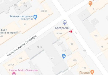Сітіскролл A у Києві, 1.86x1.27  Саксаганського вул., 135/13 схема