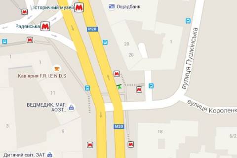 Скролер, Скрол A у Харкові Конституції пл., 20 - 390654 схема