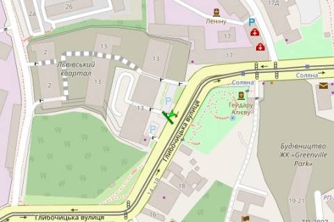 Скролер, Скрол A у Києві, 2.3x3.14  Глибочицька вул., 13 - 273721 схема