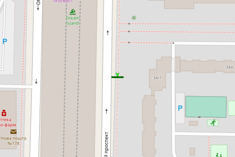 Билборд B в Васильевке, 3x6  Оболонський просп., 34 схема
