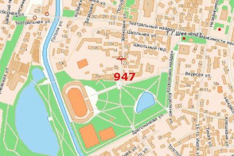 Билборд B в Васильевке, 3x6  Замкова вул., 24 схема