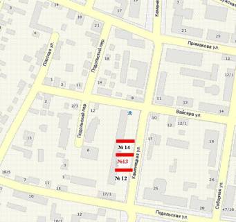 Ситилайт B в Хмельницком, 1.2x1.8  Кам`янецька вул., 38 схема