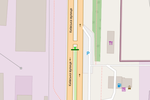 Призматрон, Призма A у Василівці, 3x6  Київська вул. (в'їзд в місто з боку Києва, призма) - 426971 схема