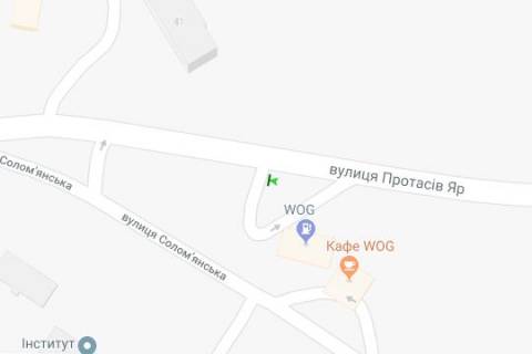 Бэклайт B в Васильевке, 2.3x3.14  Протасів Яр вул. - Солом`янська вул., 40А схема
