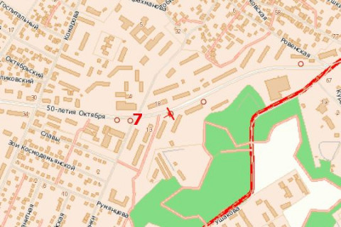 Билборд A в Кропивницкий (Кировоград) Соборна вул., 7 схема