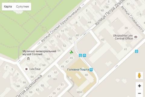 Беклайт B у Львові, 2.3x3.14  Петра Дорошенко вул., 45 (в центр) схема