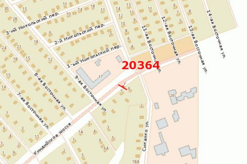 Билборд A в Васильевке, 3x6  Кіндійське шосе, 9 схема