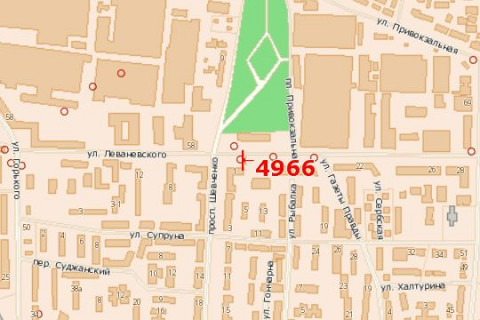 Билборд B в Васильевке, 3x6  Гетьмана Павла Скоропадського вул. (Леваневського вул.), 14 схема