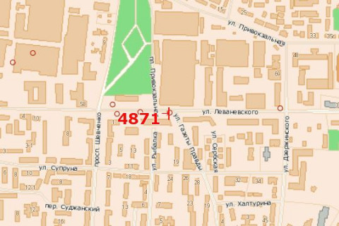 Билборд A в Васильевке, 3x6  Гетьмана Павла Скоропадського вул. (Леваневського вул.), 22 схема