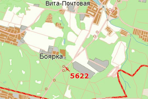 Билборд A в Київських трасах, 3x6  Київ - Одеса, 13 км+100м до Києва (у напрямку г.Києва, 500м до поворота на с.Иванковичи) схема